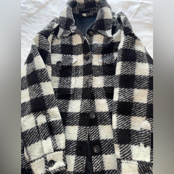 All Saints Fenix check jacket, size 6 - Picture 10 of 11